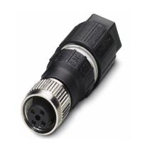 Phoenix Contact 1641772 Sensor/actuator connector, niet geassembleerd M12 Aantal polen: 4 Bus, recht 1 stuk(s)