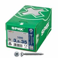 Schroefdoos SPAX Wirox Z2 Platte kop 3,5 x 35 mm 1000 Unidades