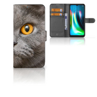 Telefoonhoesje met Pasjes Motorola Moto G9 Play | E7 Plus Britse Korthaar - thumbnail