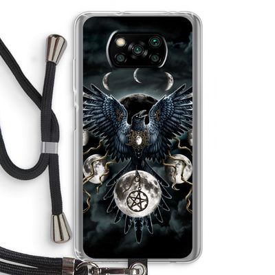Sinister Wings: Xiaomi Poco X3 NFC Transparant Hoesje met koord