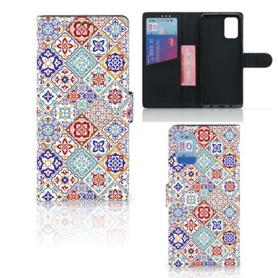 Samsung Galaxy A02s | M02s | Bookcase | Tiles Color