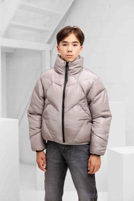 Krakatau Nebula Puffer Winterjas Kids Grijs - Maat 176 - Kleur: Groen | Soccerfanshop