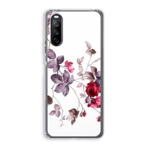 Mooie bloemen: Sony Xperia 10 III Transparant Hoesje