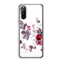 Mooie bloemen: Sony Xperia 10 III Transparant Hoesje