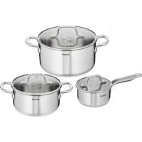 Tefal Virtuoso E4926S pannenset 3-delig (steelpan 14 cm, kookpan 20/24 cm) - thumbnail