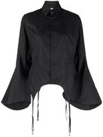 Noir Kei Ninomiya chemise à détails de laçage