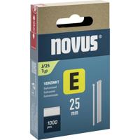 Novus Tools 044-0091 Nagels voor tacker Type J Afmeting, lengte 25 mm 1000 stuk(s) - thumbnail