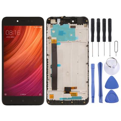 LCD-scherm en digitizer volledige montage met frame voor Xiaomi Redmi Note 5A Prime/Remdi Y1 (zwart)