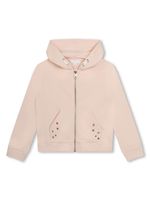 Chloé Kids veste de moto à détails ajourés - Rose