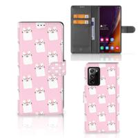 Samsung Galaxy Note20 Ultra | Telefoonhoesje | Met pasjeshouder | Sleeping Cats