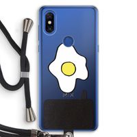 Spiegelei: Xiaomi Mi Mix 3 Transparant Hoesje met koord