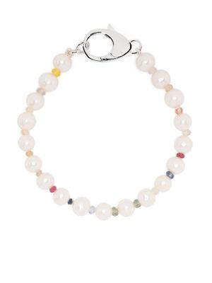 Hatton Labs bracelet à perles multicolores - Blanc
