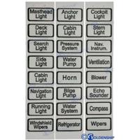GS41465 - WITTE PANEELETIKETTEN GS41465 - WITTE PANEELETIKETTEN