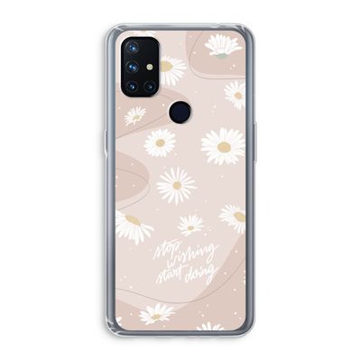Daydreaming becomes reality: OnePlus Nord N10 5G Transparant Hoesje