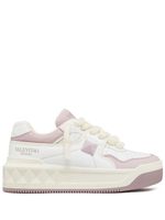 Valentino Garavani baskets One Stud XL en cuir - Blanc