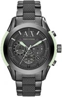 Horlogeband Armani Exchange AX1385 Staal Antracietgrijs 22mm