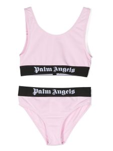 Palm Angels Kids bikini à logo imprimé - Rose