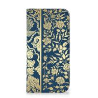iPhone 16 Smart Cover Beige Flowers