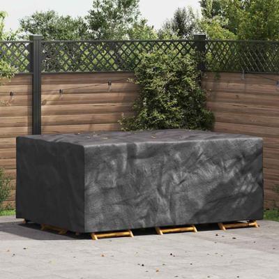 Hoes voor tuinmeubelen Zwart 220 x 150 x 85 cm 210D