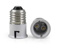 Verloopfitting b22 naar e27 b22 adapter (Bajonet) voor lampen Verloopfitting b22 naar e27 b22 adapter (Bajonet) voor lampen