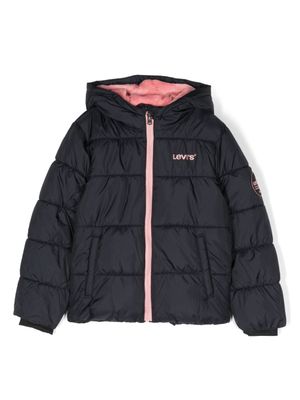 Levi's Kids doudoune à logo brodé - Noir