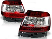 Tuning-Tec Achterlichten voor Audi A4 B5 11 94-09 00 ROOD HELDER LED - thumbnail