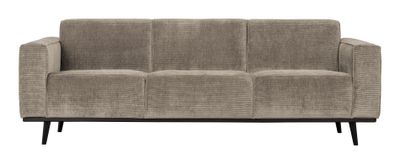WOOOD Bank 3-zits 'Statement' Rib, kleur Clay
