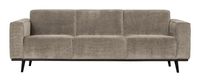 BePureHome Bank 3-zits 'Statement' Rib, kleur Clay