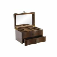 Juwelenkistje DKD Home Decor 20 x 13 x 12 cm Bruin Hout MDF