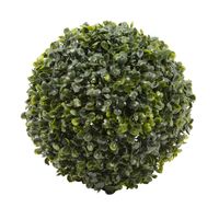 Everlands Buxus bol kunstplant - klein - D22 cm - groen - kunststof - Kunstplanten - thumbnail