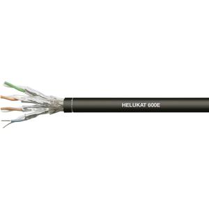 Helukabel 802167 Ethernetlkabel CAT 7e S/FTP 4 x 2 x 0.258 mm² Zwart per meter