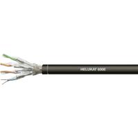 Helukabel 802167 Ethernetlkabel CAT 7e S/FTP 4 x 2 x 0.258 mm² Zwart per meter - thumbnail