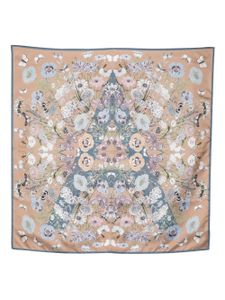 Aspinal Of London foulard Botanical en soie - Tons neutres