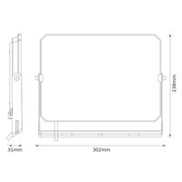 OSRAM HOMELIGHTING 4099854493508 LED-schijnwerper Lichtkleur (naam): Koudwit