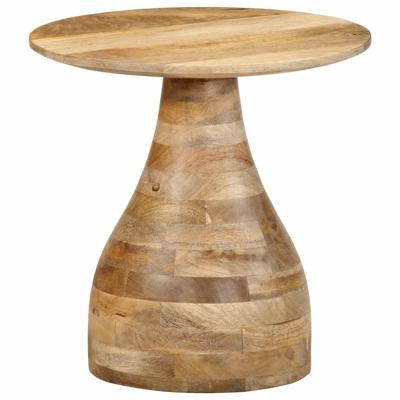 Bijzettafel 40x40 cm massief mangohout