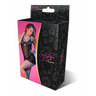 Jurk Exposed Zwart (S/M)