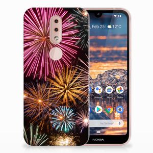 Nokia 4.2 Silicone Back Cover Vuurwerk