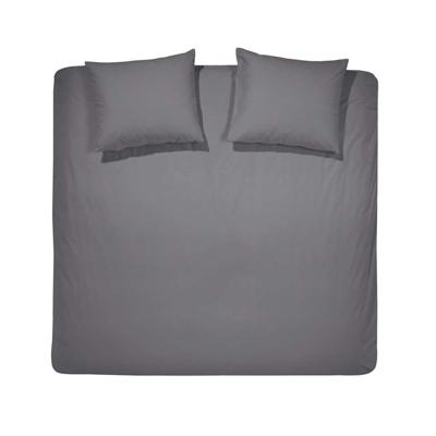 Leen Bakker - Cinderella Dekbedovertrek Uni - Antraciet - 240x200/220 Cm - Flanel - Grijs