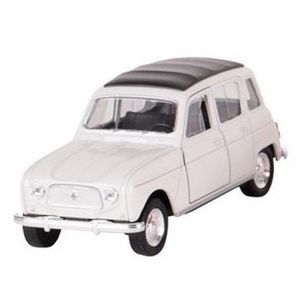 Schaalmodel Renault 4 wit 11,5 cm   -