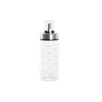 Flesje DKD Home Decor 200 ml 6 x 6 x 16,5 cm Transparant Roestvrij staal Borosilicaatglas