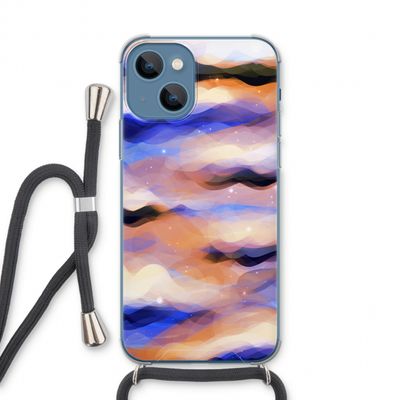 Donkere Wolken: iPhone 13 Transparant Hoesje met koord