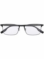 Montblanc lunettes de vue à monture rectangulaire - Noir