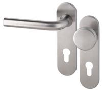 Leona PF KL4 KS kruk L/vaste knop PC72mm rvs mat