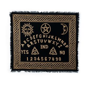 Pendel Mat Zwart met Goudkleurige Letters (60 x 70 cm)