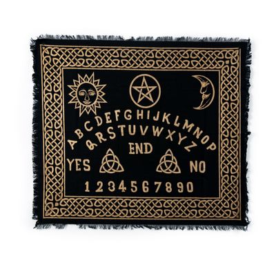 Pendel Mat Zwart met Goudkleurige Letters (60 x 70 cm)