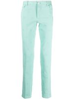 Philipp Plein pantalon droit à broderies - Bleu - thumbnail