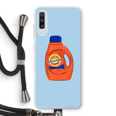 Ultra Sensitive: Samsung Galaxy A70 Transparant Hoesje met koord