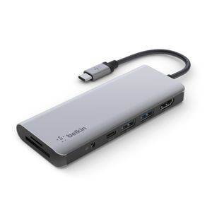 Belkin AVC009btSGY USB 3.2 Gen 1 (3.1 Gen 1) Type-C 5000 Mbit/s Zilver