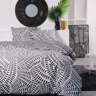 Tweepersoonsbedset -TODAY - 240x200 cm - 100% Katoen - Zwart en Wit