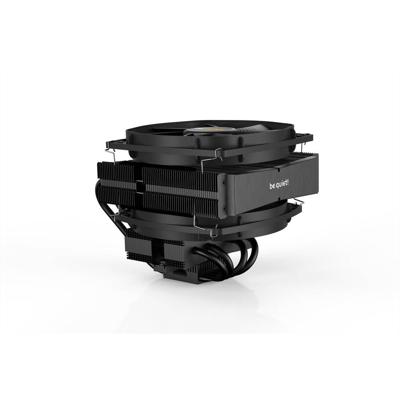 BeQuiet DARK ROCK TF 2 CPU-koellichaam met ventilator Zwart (b x h x d) 140 x 134 x 163 mm Dubbele ventilator, Incl. warmtegeleidingspasta